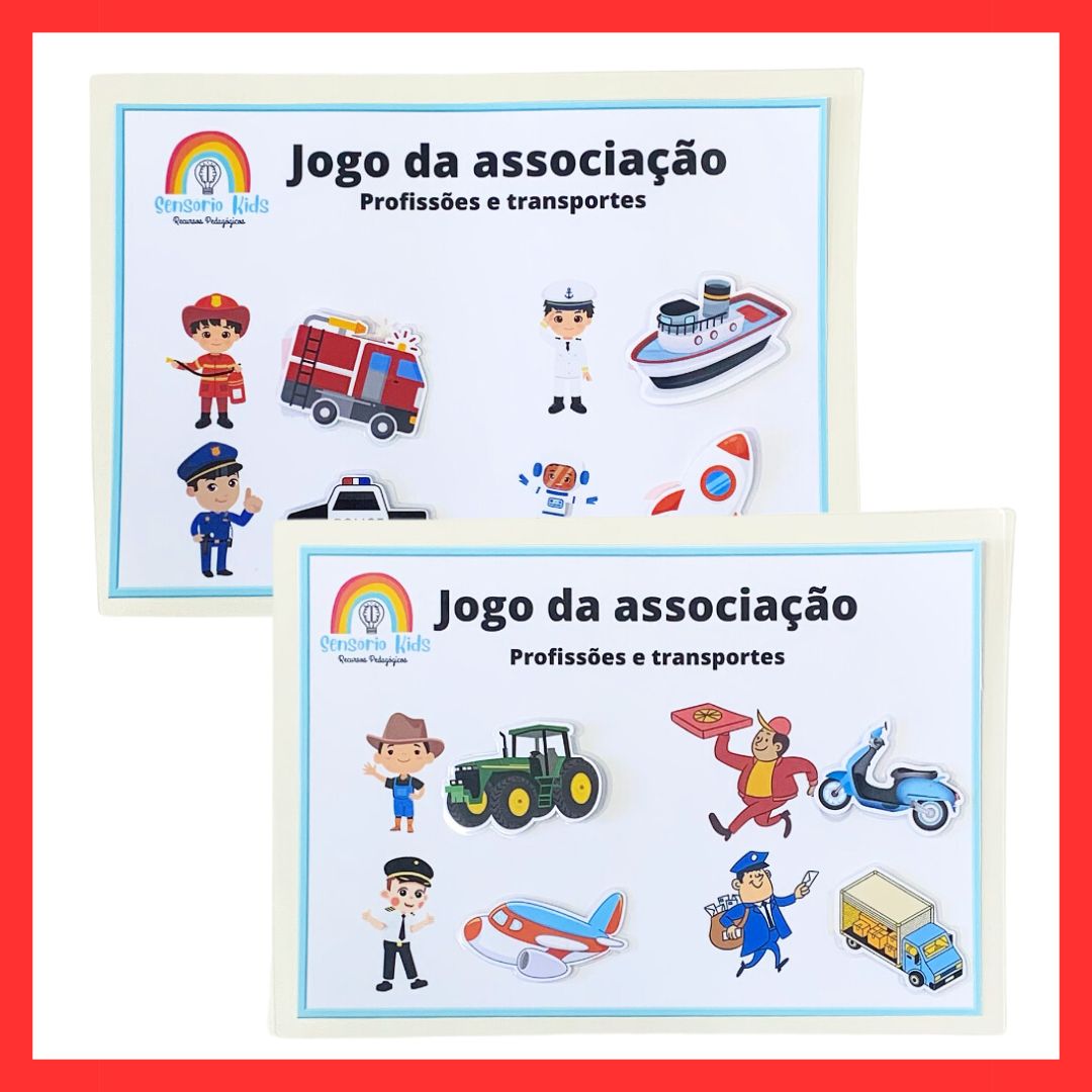 JOGO DA ASSOCIAÇÃO - PROFISSÕES E TRANSPORTES