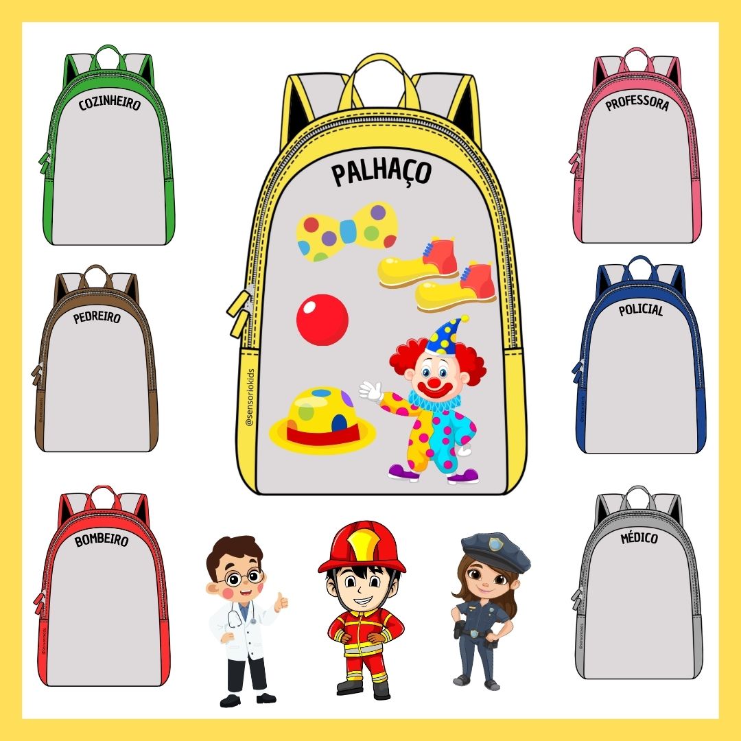 MOCHILA DAS PROFISSÕES