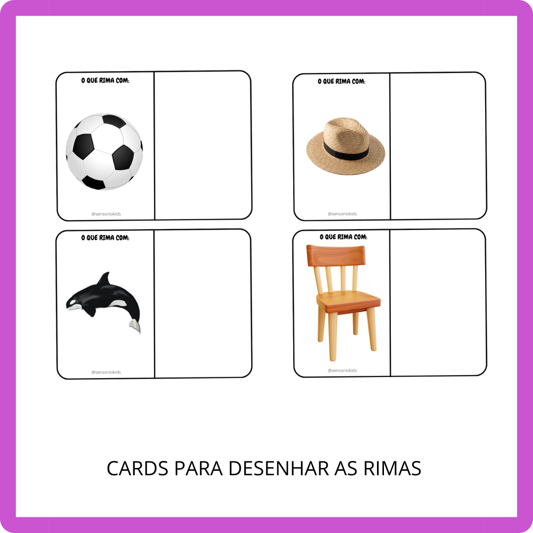 154 Rima RIMAS – Sensorio Kids – Recursos Pedagógicos Criativos para ...
