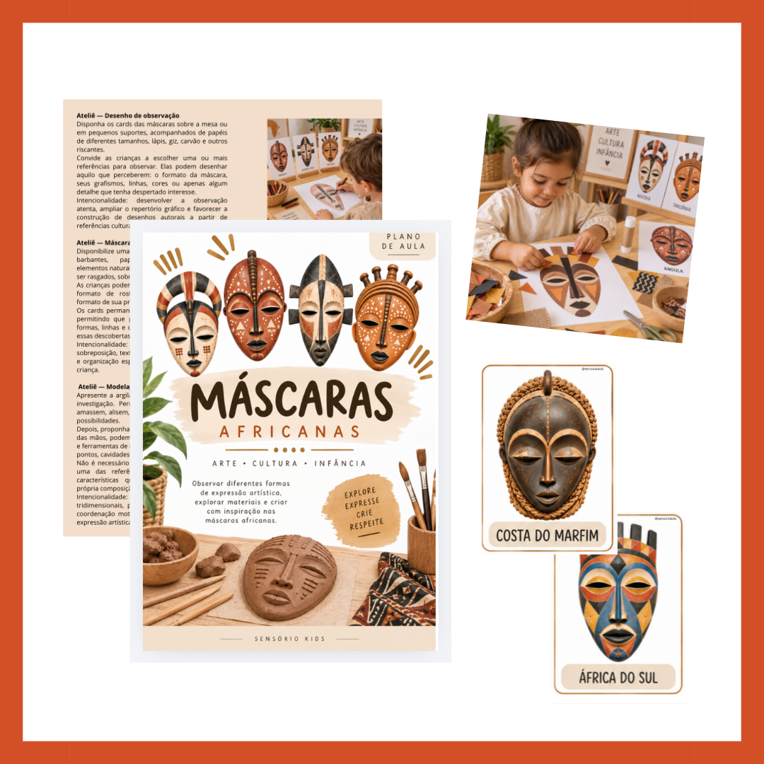 ATELIÊ: MÁSCARAS AFRICANAS